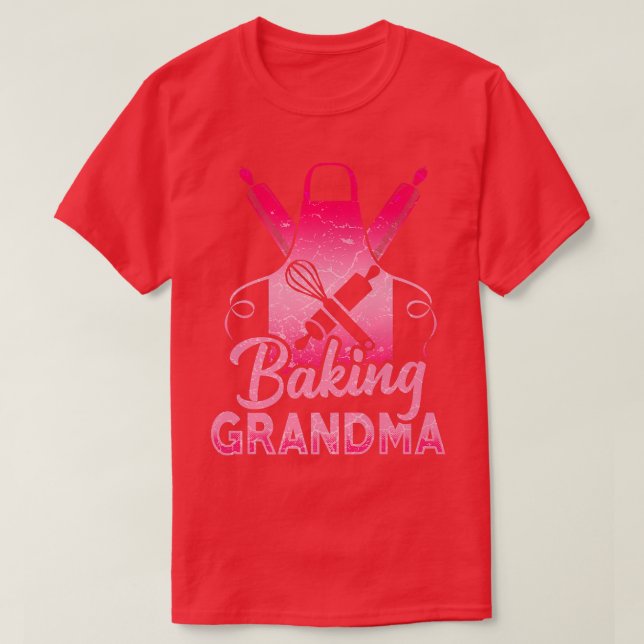 Backen Lover Funny Großmutter Bäcker Oma 524 T-Shirt (Design vorne)