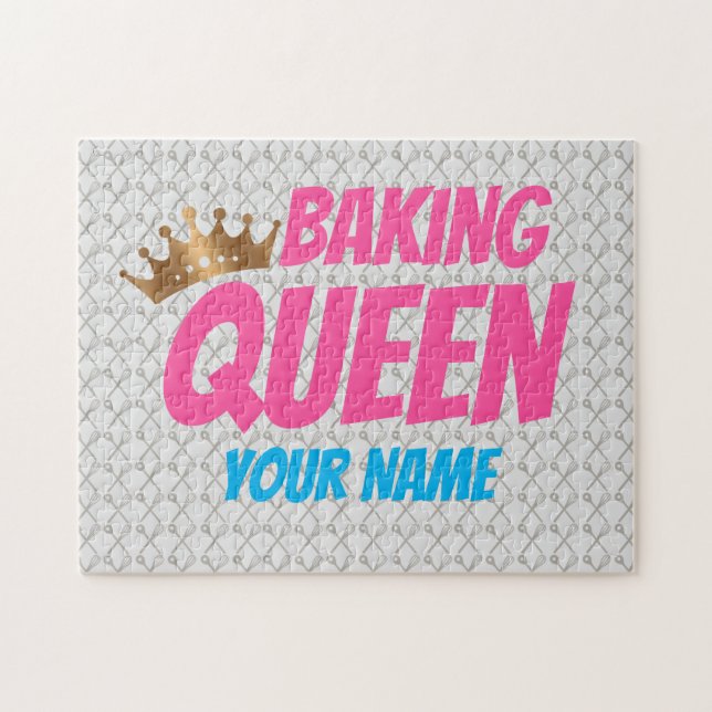 Backen Queen Pattern für Kuchen und Süßigkeiten Li (Horizontal)