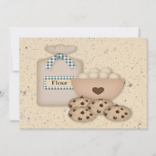 Backen Schokolade Chip Cookie Swap Einladung