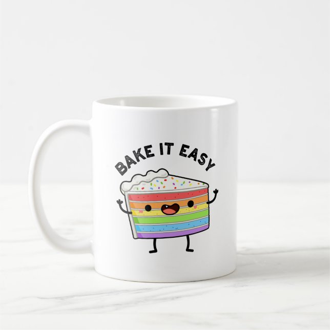 Backen Sie es leicht Funny Cake Puff Kaffeetasse (Links)