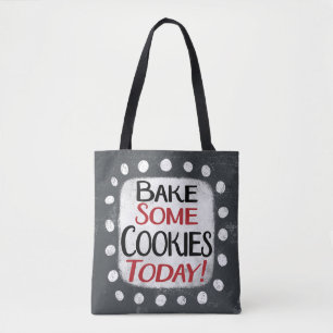 Backen Sie heute ein paar Cookies zu einem Beutel Tasche