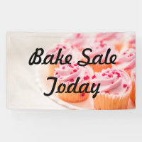 Backen Sie Verkaufs-Geldbeschaffer-Fahne