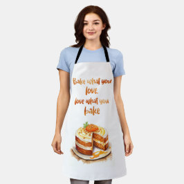 Backen Sie, was Sie Liebe Schürze