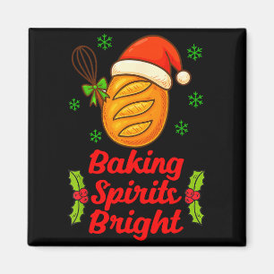 Backen Srits Ein Helles Weihnachten Xmas Bäcker So Magnet
