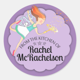 Backen von Kochmärchen aus meinem Küchenaufkleber Runder Aufkleber