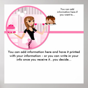 Bäcker/Bäckerei/Konditorei Koch Poster Design 2