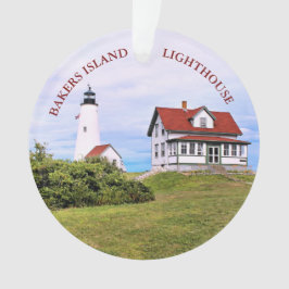 Bäcker-Insel-Leuchtturm, MA-Verzierung Ornament