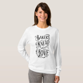 Bäcker kneten Liebe - Spaß für Köche - das Shirt