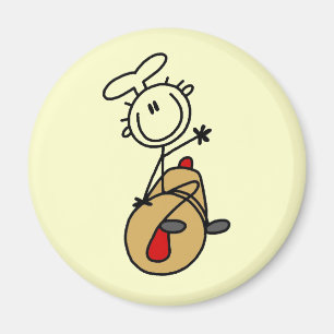 Bäcker mit Nudelholz T-Shirts und Geschenke Magnet