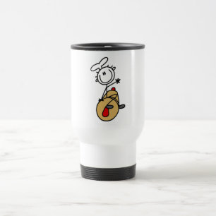 Bäcker mit Nudelholz T-Shirts und Geschenke Reisebecher