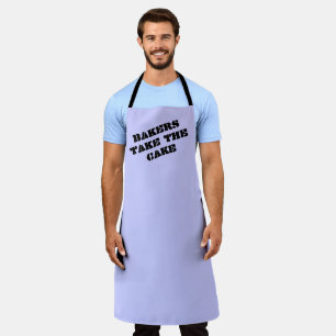 Bäcker nehmen die Lila Schürze des Cake Periwinkle