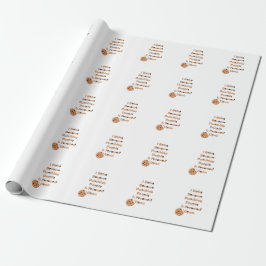 Bäcker-Spaß: Ich backe, weil ich Leute punschiere Geschenkpapier