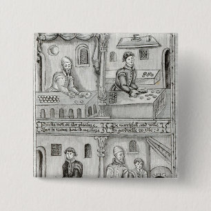 Bäcker von York A.D, 1595-96 Button