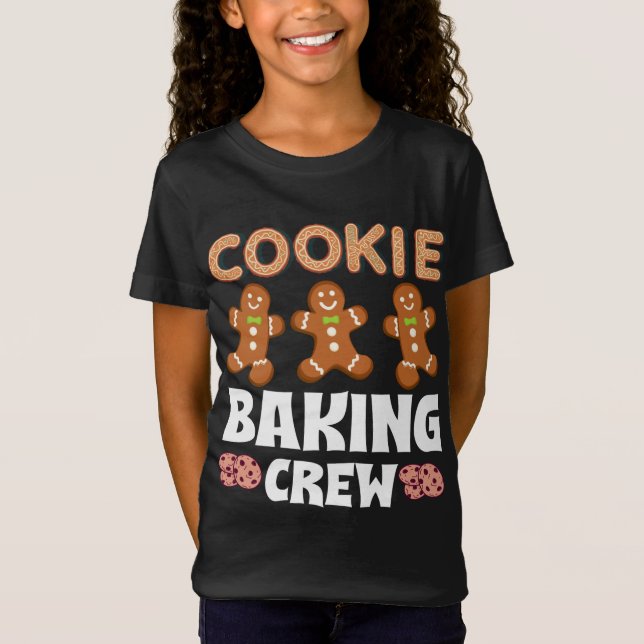 Bäcker Weihnachts Cookie Crew Familienbackteam Gi T-Shirt (Vorderseite)
