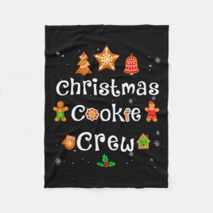 Bäcker-Weihnachtsplätzchen-Team Familienbackteam H Fleecedecke