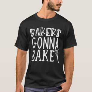 Bäcker werden Bäckerei-Gebäck-Cupcakes-Gebäck back T-Shirt