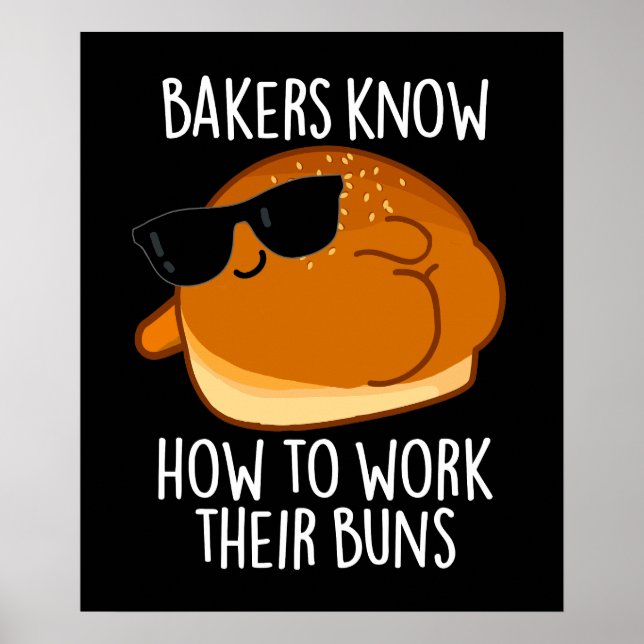 Bäcker wissen, wie sie ihre Brötchen backpuppen kö Poster (Vorne)
