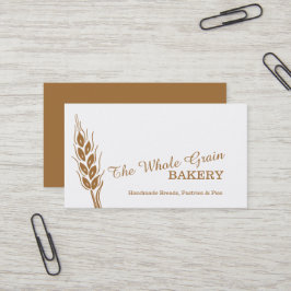 Bäckerbäckereiweizen-Korn-Visitenkarten Visitenkarte
