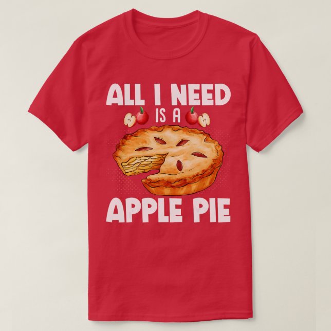 Bäckerei Apple Lover Apple Pie 9 T-Shirt (Design vorne)