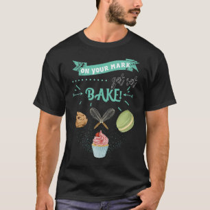 Bäckerei auf dem Mark Set backen T-Shirt