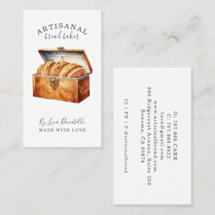 Bäckerei Bäcker Geschäftskarte Visitenkarte