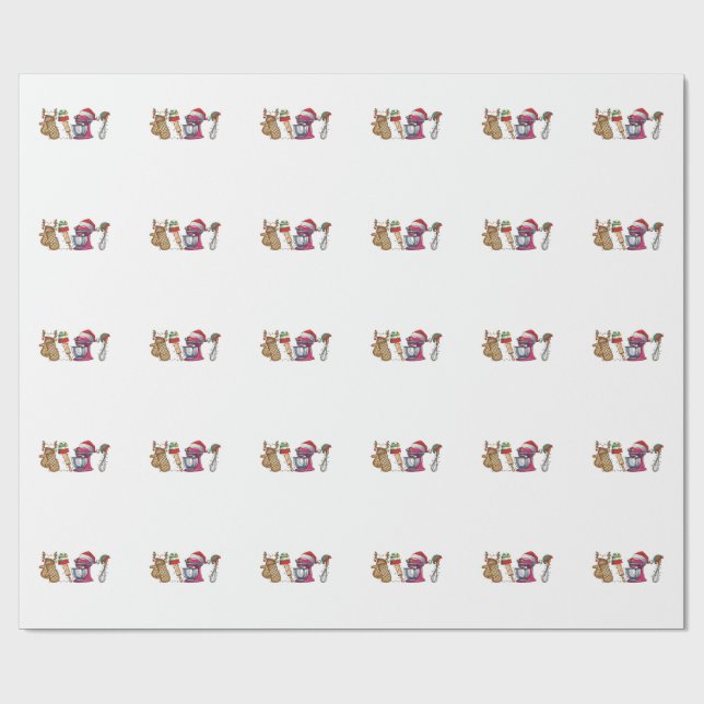 Bäckerei Bäckerei Bäckerei Küchenarbeit Geschenkpapier (Flach)