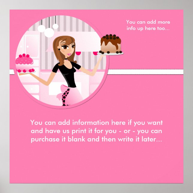 Bäckerei/Bäckerei/Konditorei Koch Poster Design 3 (Vorne)