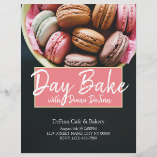 Bäckerei Bake Event Café Koch Flyer
