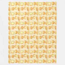 Bäckerei Brot Leckereien Fleecedecke