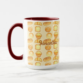 Bäckerei Brot Leckereien Tasse