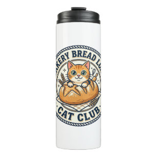 Bäckerei Brotlaib Katze Katzenmutter Geschenkidee Thermosbecher