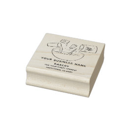 Bäckerei Business Bread Rezept Gummistempel