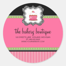 Bäckerei-Butike-Geschäfts-Aufkleber
