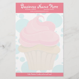 Bäckerei Cupcake stationär Briefpapier