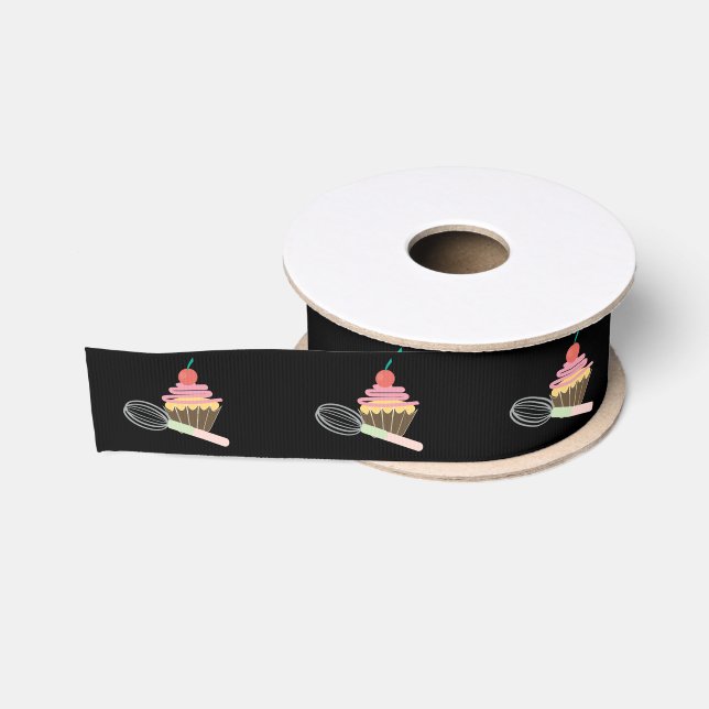 Bäckerei Cupcakes Whisk hausgemachte Business Pack Ripsband (Spule)