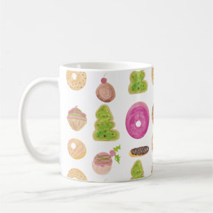 Bäckerei Donut Shop Weihnachtsleckereien Kaffeetasse