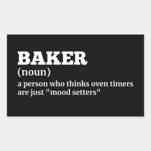 Bäckerei Funny Definition Sticker