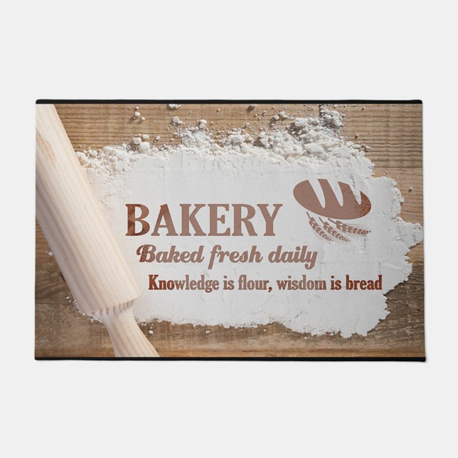 Bäckerei Geschäft Doormat, Eingang Bäckerei Fußmatte (Vorderseite)