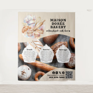 Bäckerei Geschäft Konditor Dessert Süßigkeiten Kuc Wandteppich