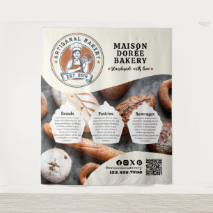 Bäckerei Geschäft Konditor Dessert Süßigkeiten Kuc Wandteppich