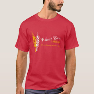 Bäckerei-Geschäfts-T - Shirt der Weizenohren