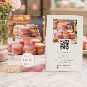 Bäckerei individuelles Logo Foto QR-Code Werbearti Flyer