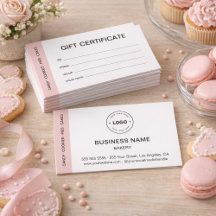 Bäckerei individuelles Logo Geschäft Geschenkgutsc