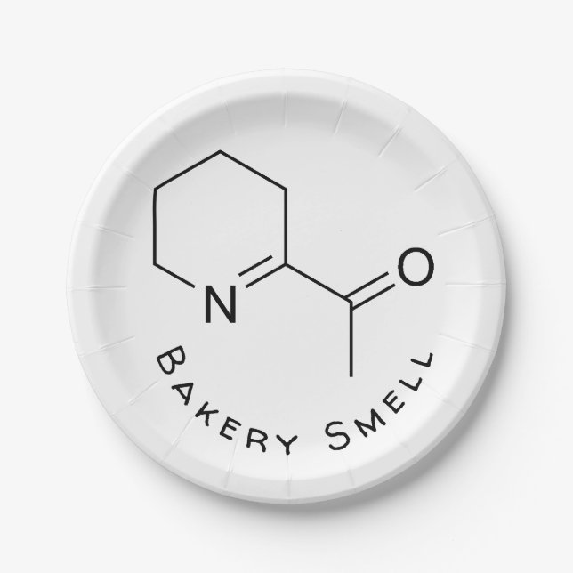 Bäckerei Junkie Pappteller (Vorderseite)