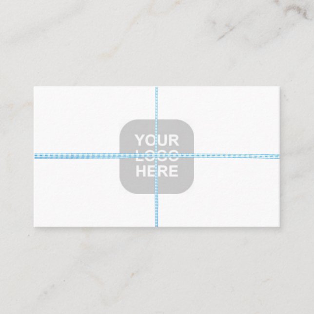 Bäckerei-Kasten mit Imitat-Schnur Visitenkarte (Vorderseite)