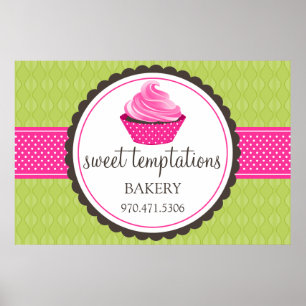 Bäckerei-kleiner Kuchen Poster