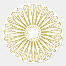 Bäckerei Koch Baker Whisky Runder Aufkleber