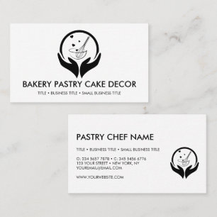 Bäckerei-Koch-Gebäck-Pizzeria-Logo Visitenkarte