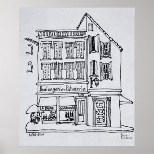 Bäckerei Konditorei, Avignon Poster