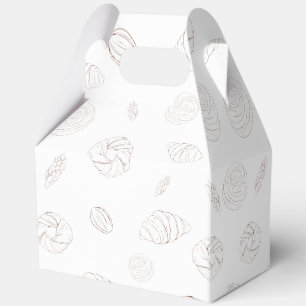 Bäckerei Konditorei im Oven Muster Babydusche Geschenkschachtel